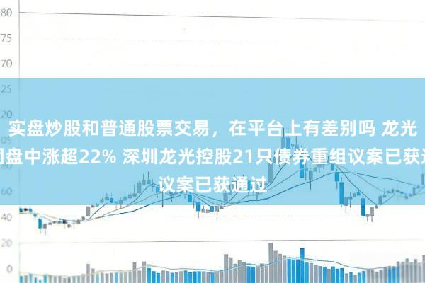 实盘炒股和普通股票交易，在平台上有差别吗 龙光集团盘中涨超22% 深圳龙光控股21只债券重组议案已获通过